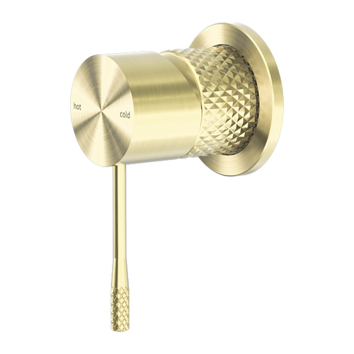 Nero NR251909HBG Opal Shower Mixer 60mm Plate Brushed Gold