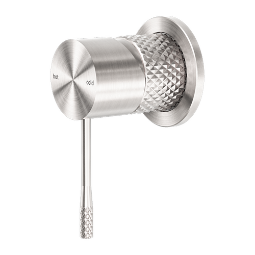 Nero NR251909HBN Opal Shower Mixer 60mm Plate Brushed Nickel