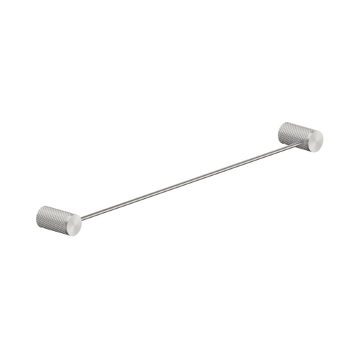 Nero NR2524BN Opal Single Towel Rail 600mm Brushed Nickel