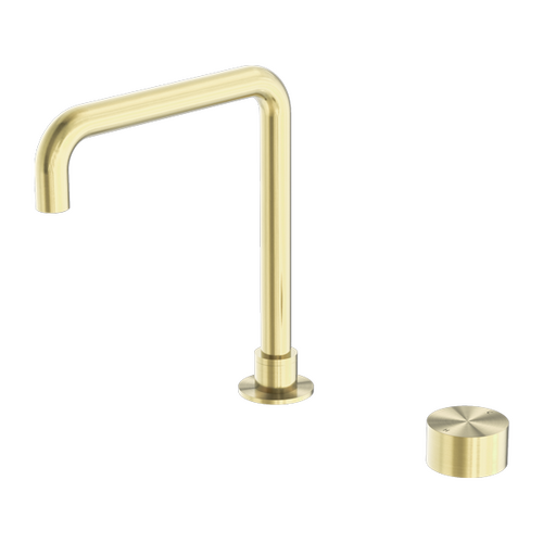 Nero Kara Progressive Tall Basin Set Brushed Gold NR271901aBG