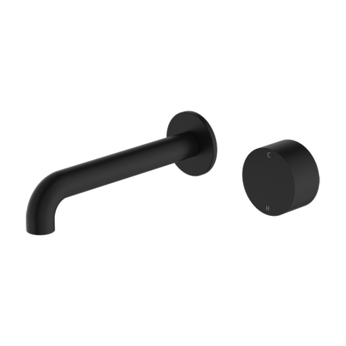 Nero Kara Progressive Wall Basin/Bath Set 160mm Matte Black