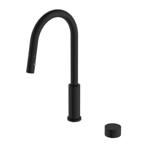 Nero Kara Progressive Pull Out Kitchen Sink Set Matte Black NR271908MB