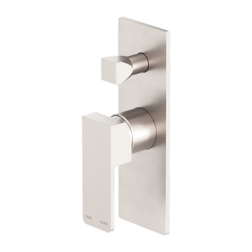 Nero Celia Shower Mixer With Divertor Brushed Nickel NR301509aBN
