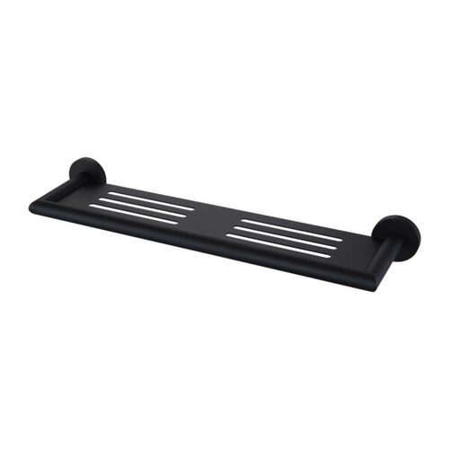 Nero Dolce Metal Shower Shelf Matte Black NR3687aMB