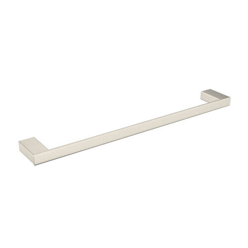 Nero Celia Single Towel Rail 600mm Brushed Nickel