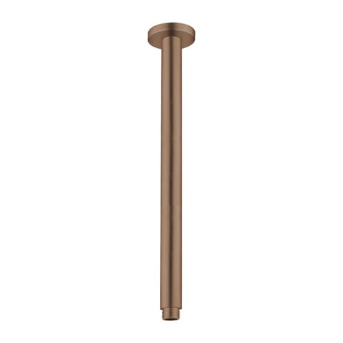Nero NR503300BZ Round 300mm Ceiling Arm Brass Material Brushed Bronze