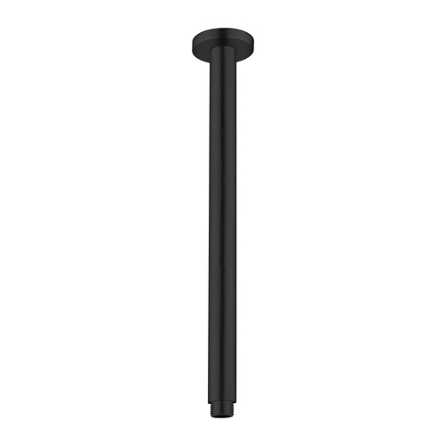 Nero NR503300MB Round 300mm Ceiling Arm Brass Material Matte Black