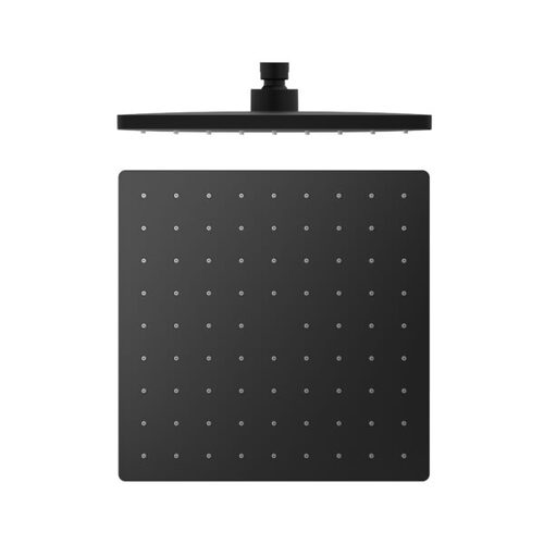 Nero NR508089MB 250mm ABS Square Shower Head Matte Black