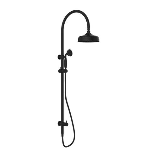 Nero York Twin Shower With Metal Hand Shower Matte Black NR69210502MB