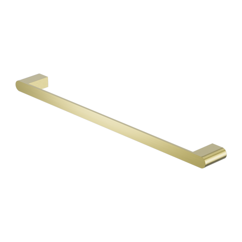 Nero Bianca Single Towel Rail 800mm Brushed Gold