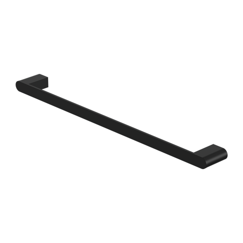 Nero Bianca Single Towel Rail 800mm Matte Black