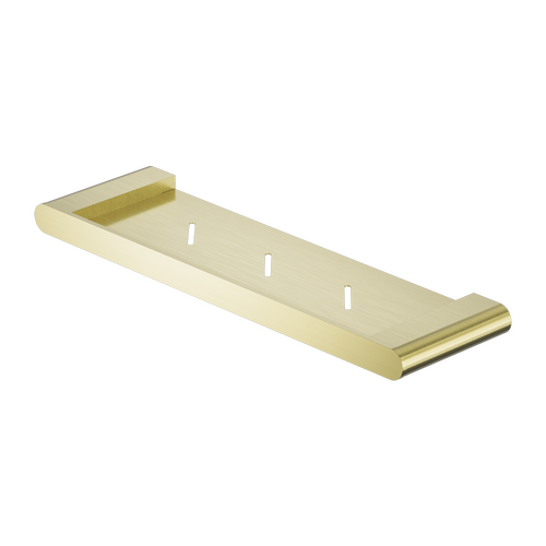 Nero Bianca Metal Shower Shelf Brushed Gold NR9087aBG