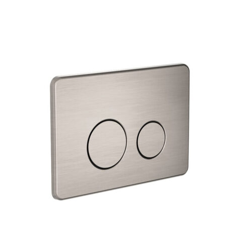 Nero NRPL001BN In Wall Toilet Push Plate Brushed Nickel