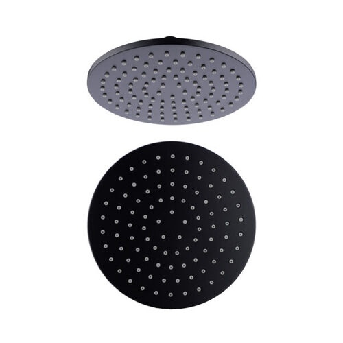 Nero NRROA0802MB 250mm Round Shower Head Matte Black