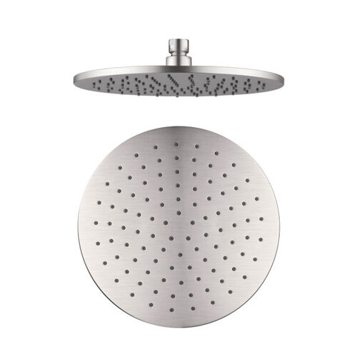 Nero NRROA1001BN 250mm Round Shower Head Brushed Nickel