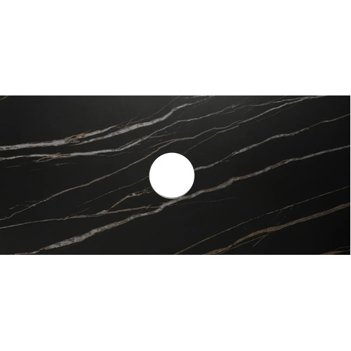 Inspire RP124EB-130 Rock Plate Stone 1200mm Empire Black Above Counter No Taphole
