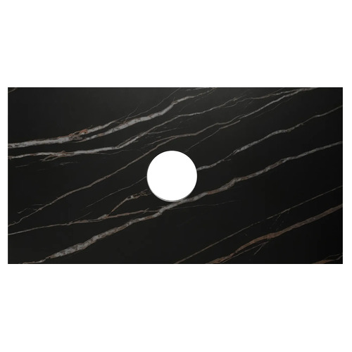 Inspire RP74EB-130 Rock Plate Stone 750mm Empire Black Above Counter No Taphole