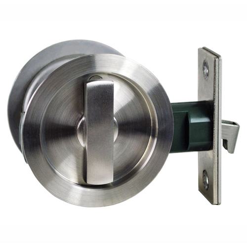 Nidus Cavity Slider Privacy Stainless Steel Round Door Lock