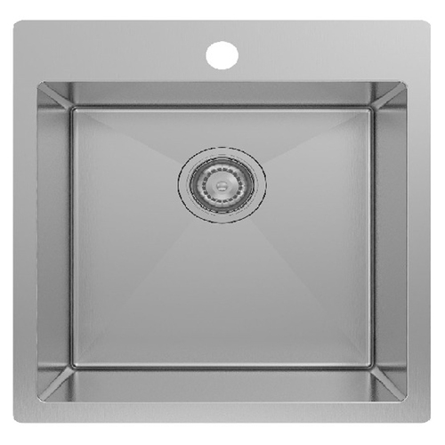Fluire Single Bowl Stainless Steel Sink with 1 Tap Hole 30 Litre