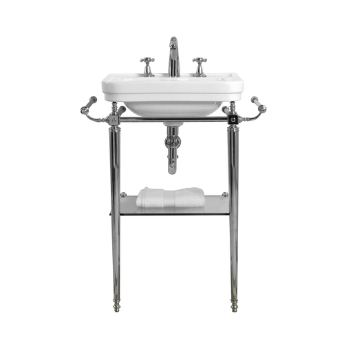 Turner Hastings Stafford 51x43 Basin & Console With Chrome Fittings 1TH