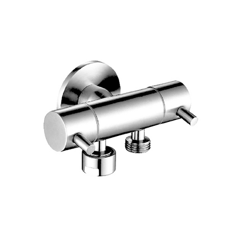 Linkware T115DB Dual Control Mini Cistern Cock Toilet Bidet Chrome