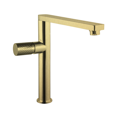 Linkware T702BG GABE Swivel 25mm Cartridge Sink Mixer Brushed Gold