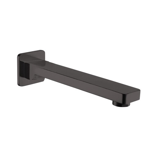 Linkware GABE T708-1GM 200mm Wall Bath Fixed Spout Gun Metal