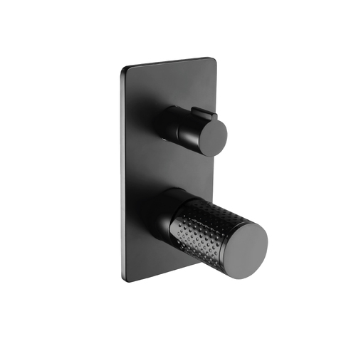 Linkware GABE T709BK 25mm Cartridge Diverter Mixer Black