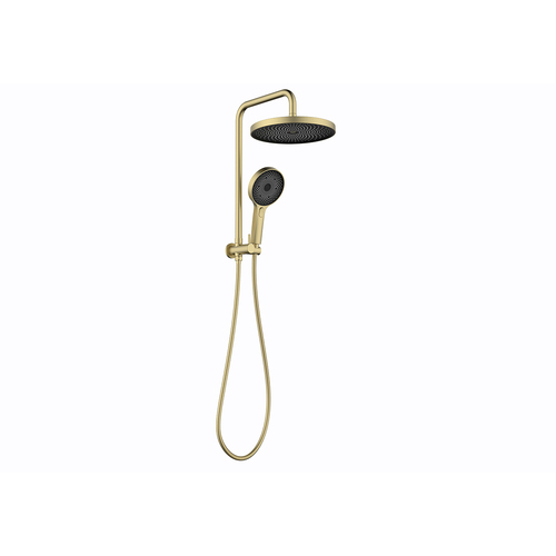 Linkware T7801BG 260mm Gabe 260mm Twin Shower Brushed Gold