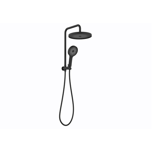 Linkware T7801BK Gabe 260mm Twin Shower Matte Black