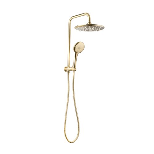 Linkware T9081BG Loui 3 Function Twin Shower Brushed Gold