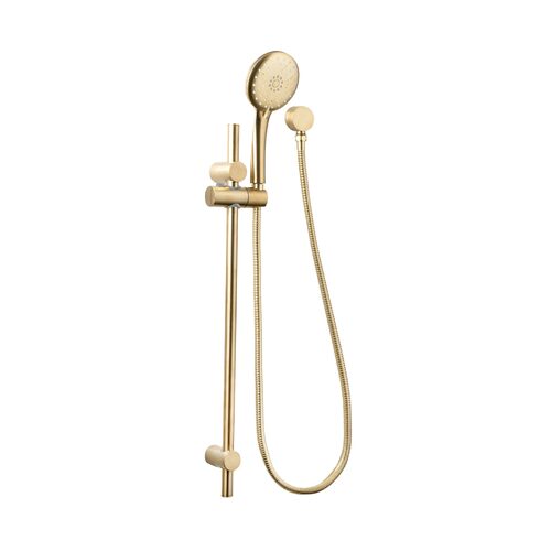 Linkware T9082BG Loui 3 Function Hand Shower on Rail Brushed Gold