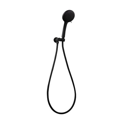 Linkware T9089BK Loui Hand Shower With Wall Bracket Round Matte Black