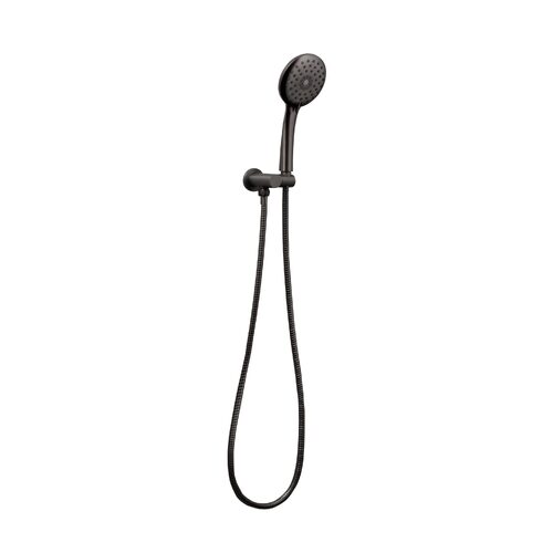 Linkware T9089GM Loui Hand Shower With Wall Bracket Round Gun Metal