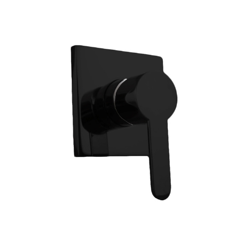 Linkware Loui T908SPBK 35mm Cartridge Square Wall Mixer Matte Black