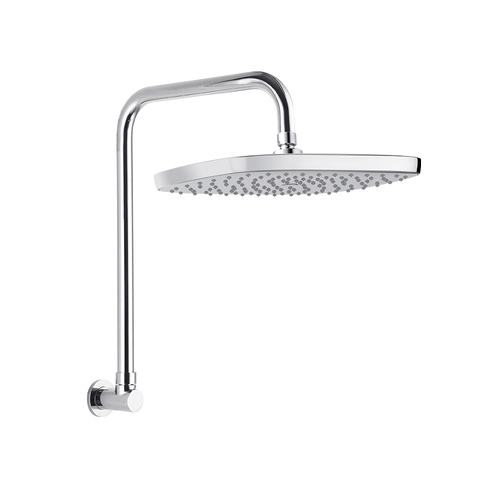 Linkware T9783CP Huntingwood Swivel Square Gooseneck Shower Chrome
