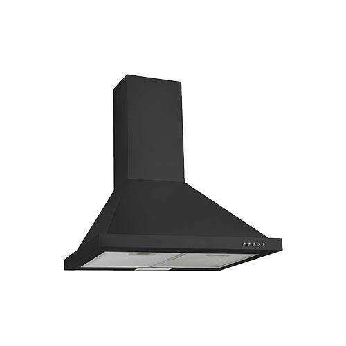 Tisira TCH60B-L 60Cm Black Canopy Rangehood