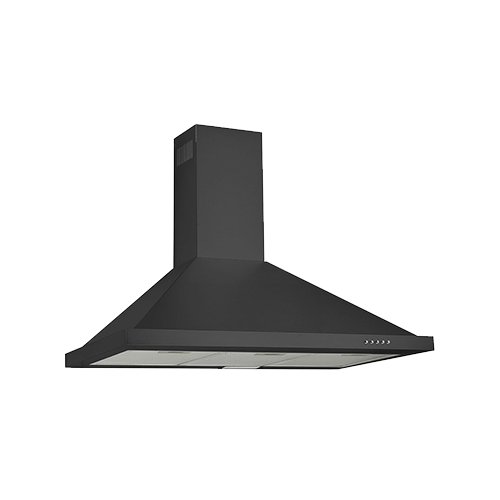 Tisira TCH90B-L 90Cm Black Canopy Rangehood