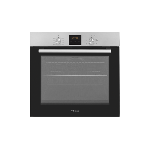 Tisira TOC648E 60cm S/Steel White Oven 66L Capacity