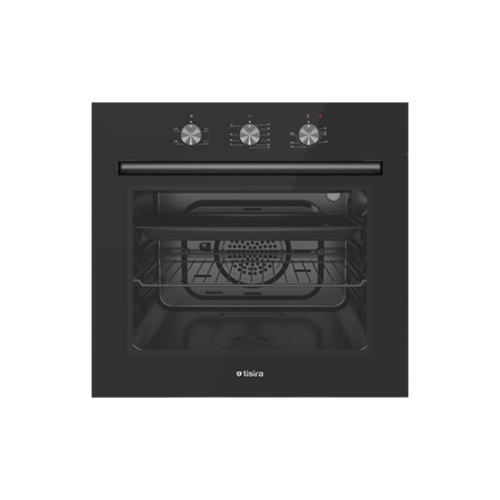 Tisira TOT644BE 60 cm Black Oven 66 L Capacity