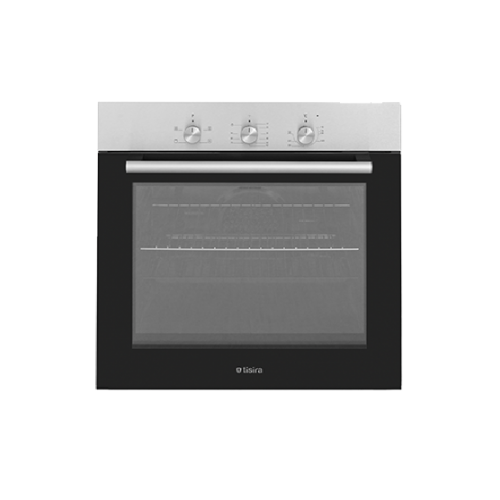 Tisira TOT644E 60cm Built in Oven Triple Glazed Door 66L Capacity