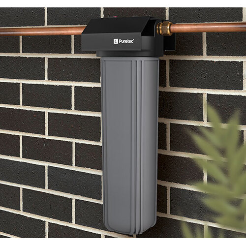 Puretec 20" Maxiplus Wholehouse Single Water Filter 60 Lpm, 520 kPa, 1??" BSP