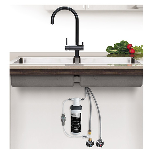 Puretec Tripla BL2 faucet with quick-twist Undersink Filter, 0.1 micron, 33Dia